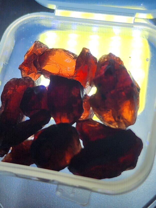 Red Natural Earth Mined Garnets 10 Gram 50 Carat